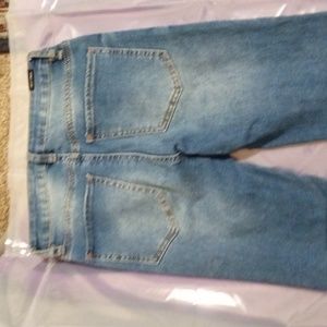DENIM JEANS BELL BOTTOM RIPPED